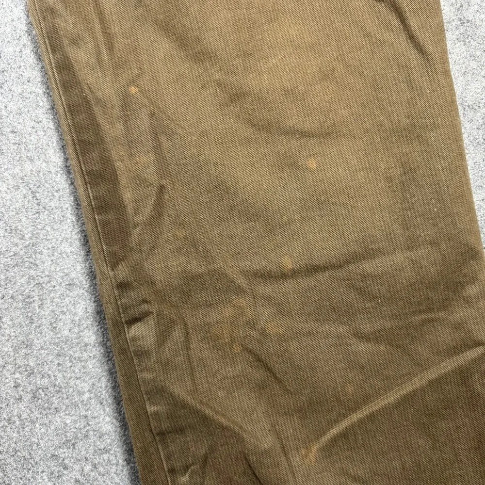 Banana Republic Mens Straight Dress Chino Brown Pants 35x32 Cotton Twill‎ *read*